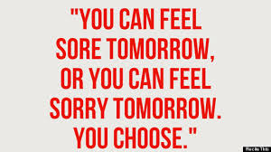 Feel sore or feel sorry